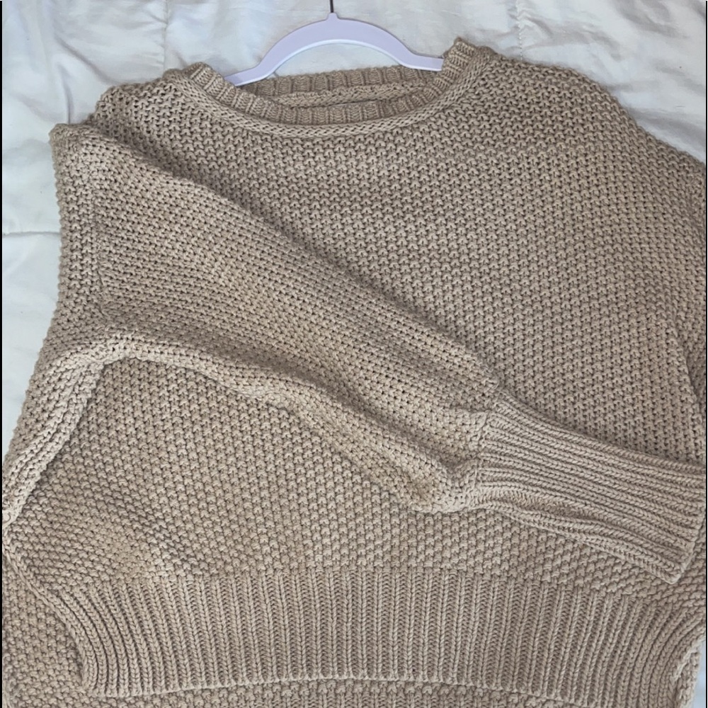 Tan sweater